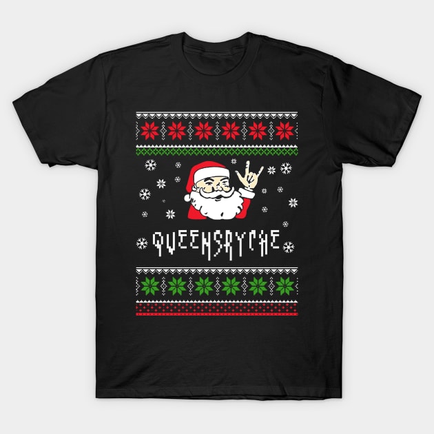 queensryche santa metal T-Shirt by mantaplaaa